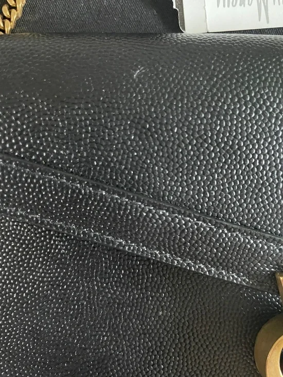 Saint Laurent Cassandra Chain on a Wallet Bag - Picture 11 of 14
